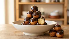 Struffoli al cioccolato: la variante natalizia facile, croccante fuori e morbida dentro