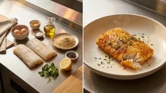 Baccalà impanato in friggitrice ad aria: croccante fuori, morbido dentro