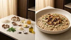 Risotto ai funghi misti cremoso: il metodo semplice per farlo “all’onda”