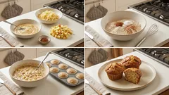 Muffin integrali mele e cannella senza zucchero: soffici e profumati, perfetti a colazione