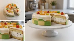 Cassata siciliana fatta in casa: ricotta cremosa, marzapane e riposo in frigo per un taglio perfetto