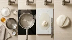 Zucchero fondente al glucosio: la glassa bianca lucida facile da stendere sui dolci