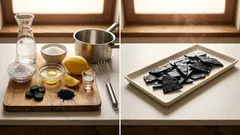 Carbone dolce della Befana fatto in casa: croccante fuori, spugnoso dentro